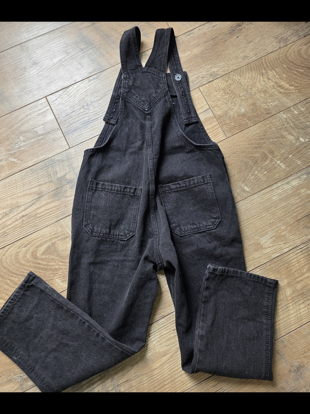 Old Navy Black Denim Kids Overalls